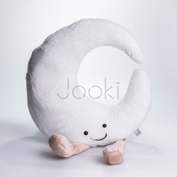 Мягкая игрушка-подушка с пледом Месяц 170*110 см 3в1 Белый 520-21M  Jooki