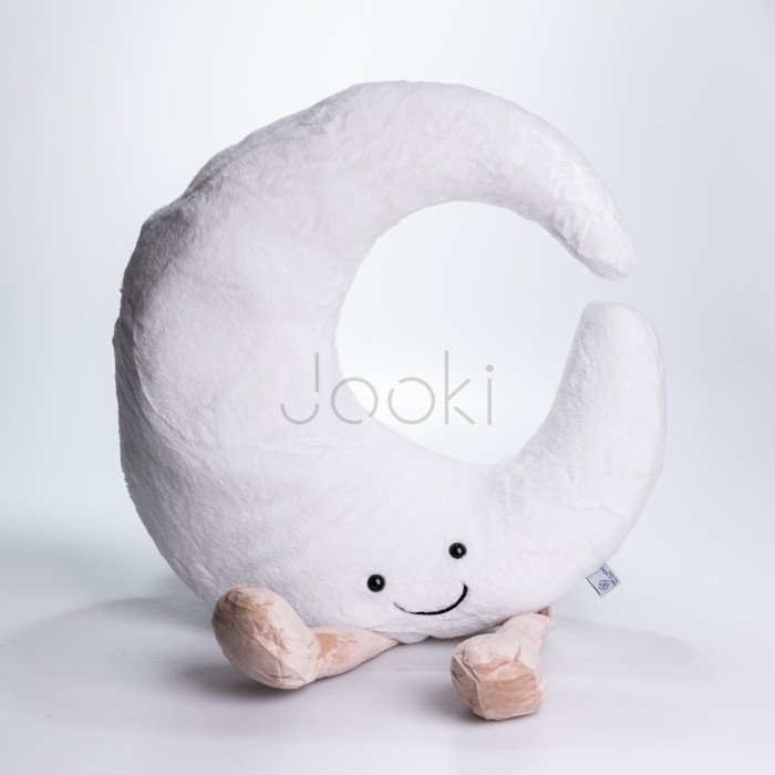 Мягкая игрушка-подушка с пледом Месяц 170*110 см 3в1 Белый 520-21M  Jooki