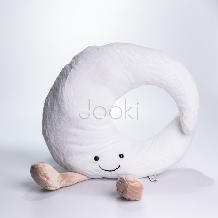 Мягкая игрушка-подушка с пледом Месяц 170*110 см 3в1 Белый 520-21M  Jooki