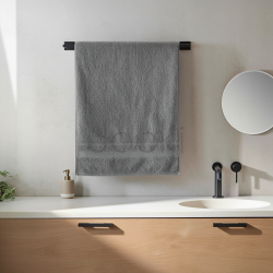 Полотенце для лица 50*95 см хлопковое серый Colorful Home 506-22-B-72G Надежный выбор Jooki