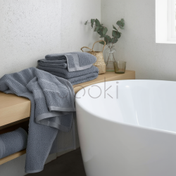 Полотенце для лица 50*95 см хлопковое серый Colorful Home 506-22-B-72G Надежный выбор Jooki