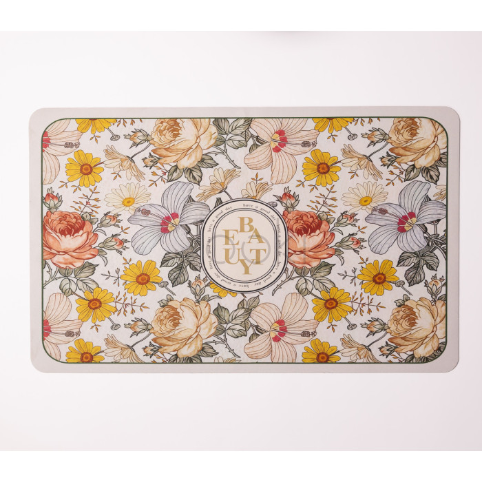 Набір килимків для ванни Flowers 2 штуки 80*50 см/50*40 см діатомітових Yiwu HP-42-174 Функціональність Jooki