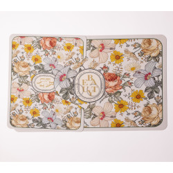 Набір килимків для ванни Flowers 2 штуки 80*50 см/50*40 см діатомітових Yiwu HP-42-174 Функціональність Jooki
