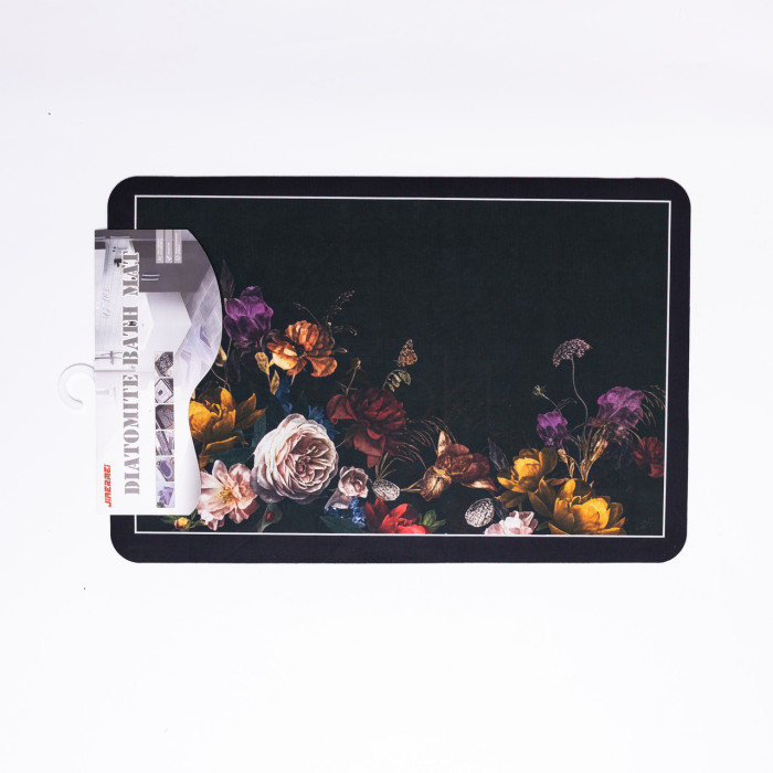 Коврик с 3D-принтом Flora 58*38 см диатомитовый Yiwu HP-42-103  Jooki