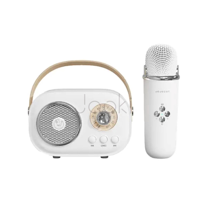 Колонка портативна з мікрофоном C-20 BT/TF/USB/FM 5 Вт Білий C20W  Jooki