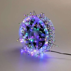 Гірлянда нитка хвойна лапа 30 метрів 640 led зелений дріт мультиколор D1750ML Продумано до деталей 