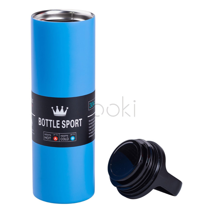 Термос металевий 500 мл Bottle Sport з вакуумною ізоляцією синій HPGM5009BL  Jooki