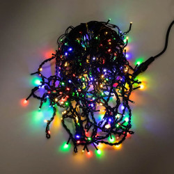Уличная гирлянда бахрома 12 (м) 200 led светодиодов наружная мультиколор черный провод Удобство и стиль Jooki