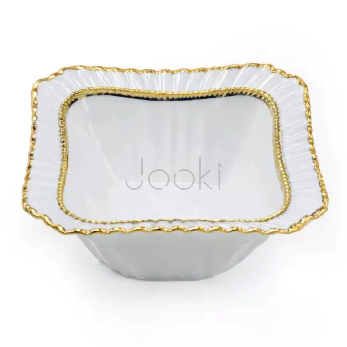 Салатница фарфоровая Ophelia 25,5*25,5 см Yiwu AP-17  Jooki