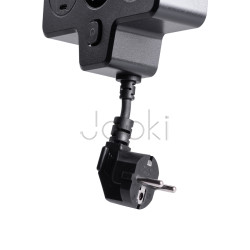Мережевий фільтр на 2 євро розетки з 2 USB та 2 Type-C чорний HP-5-18  Jooki