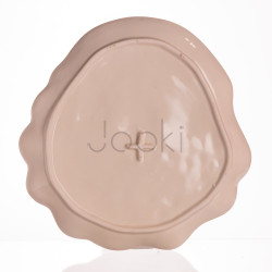 Новорічна тарілка з порцеляни Санта 25×25 (см) CR-1-31 Надійний вибір Jooki
