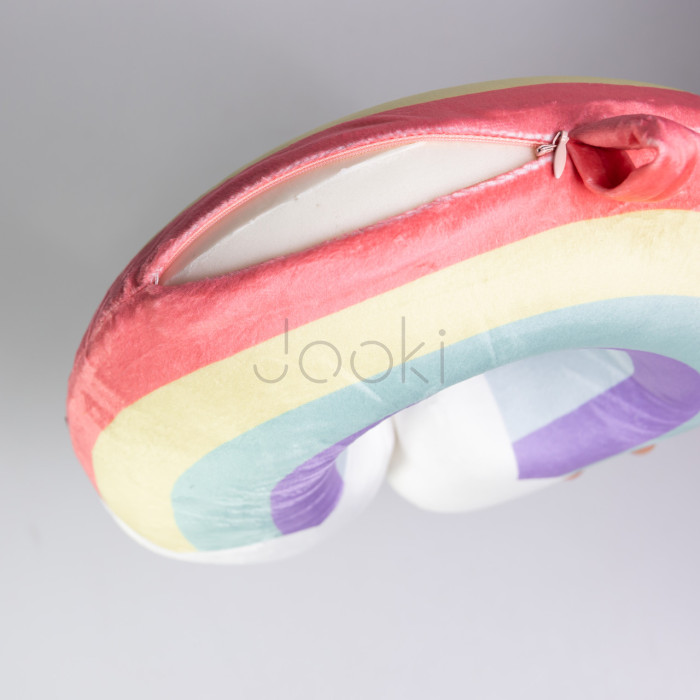Подушка для шеи Rainbow U-образная, розовый HP-56-13P Продумано до деталей 