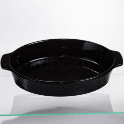 Форма для запекания овальная 36×22.5×7 (см) форма для духовки 2 литра Черный SH1290