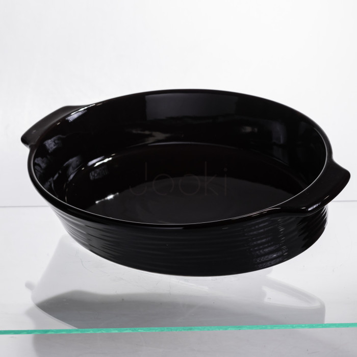 Форма для запікання овальна 36×22.5×7 (см) форма для духовки 2 літри Чорний SH1290 Для комфорту кожного дня 