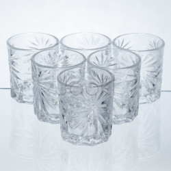 Набор рюмок для крепких напитков Shot glass 6 штук по 75 мл HP-17-36