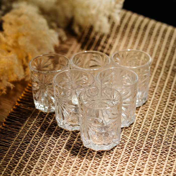 Набор рюмок для крепких напитков Shot glass 6 штук по 75 мл HP-17-36  Jooki