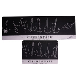 Набор ковриков диатомитовых для кухни Kitchenware 58*38 см/ 118*38 см Yiwu HP-42-207