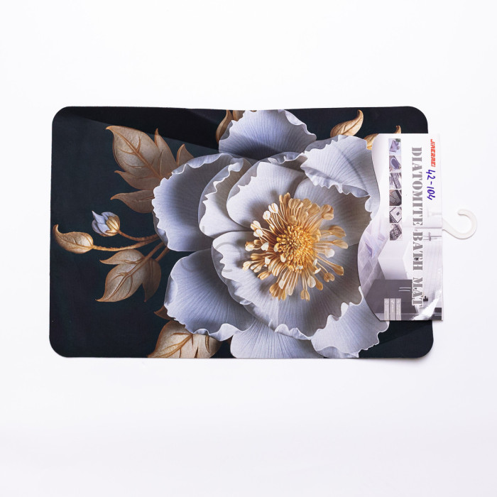 Коврик с 3D-принтом Camellia 58*38 см диатомитовый Yiwu HP-42-104 Практическое решение Jooki