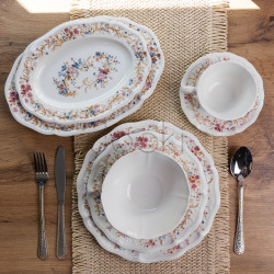 Столовый сервиз фарфоровый Vintage 32 предмета на 6 персон Yiwu ALS-32PCS Надежный выбор Jooki