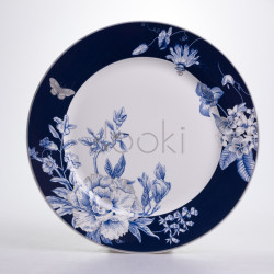 Столовый сервиз на 6 персон фарфоровый Blossom Blue 24 предмети Yiwu HP-7-713N Практическое решение Jooki