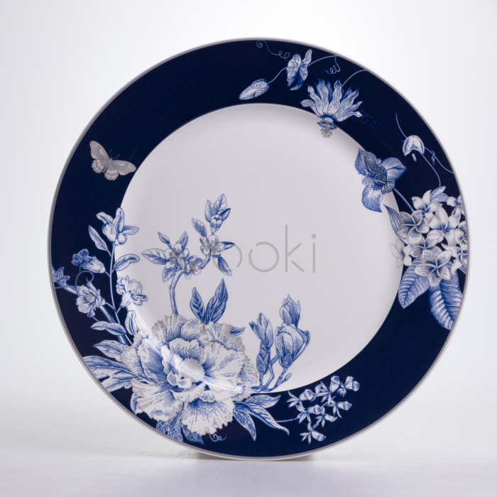 Столовый сервиз на 6 персон фарфоровый Blossom Blue 24 предмети Yiwu HP-7-713N Практическое решение Jooki