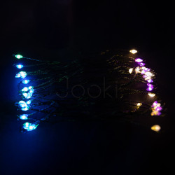 Гирлянда Конский хвост Мишура 1200 LED 20 нитей 2 м зеленая, мультиколор GarlandoPro D1200L2MGML Удобство и стиль Jooki