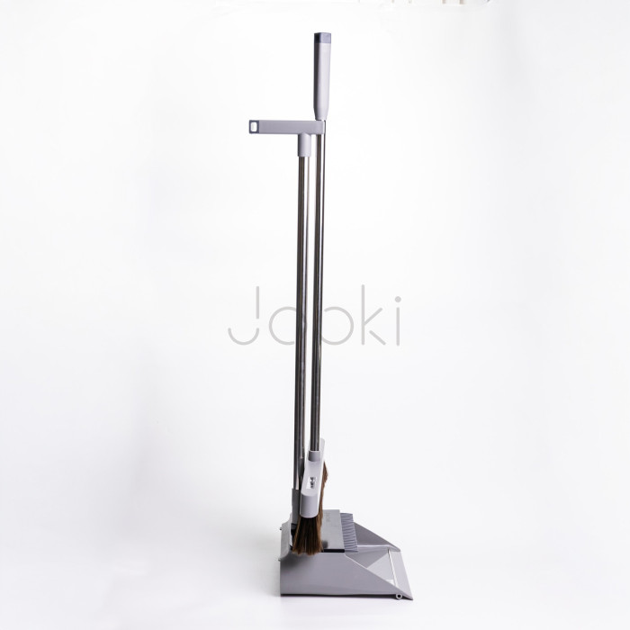 Комплект для уборки веник с совком, серый Household Cleaning Products HP-35015-10G Практическое решение Jooki
