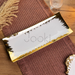 Блюдо сервировочное фарфоровое Golden Eye 40,5 см Yiwu DD26-34 Функциональность Jooki
