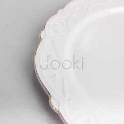 Блюдо сервировочное круглое фарфоровое Pearl 30,5 см Yiwu HP-HK-C18 Надежный выбор Jooki