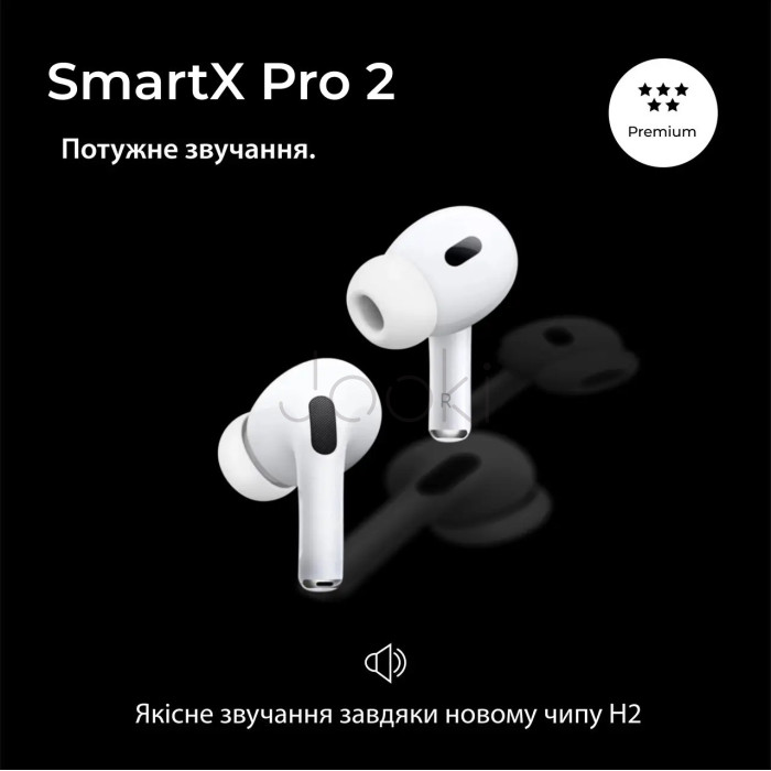 Наушники беспроводные TWS SmartX Pro 2 Premium Bluetooth наушники с микрофоном  Всегда под рукой 