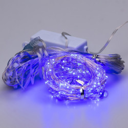 Гирлянда штора светодиодная GarlandoPro 200LED Роса 3х3м 8 режимов 10 нитей гирлянда роса на ёлке Синий Надежный выбор Jooki