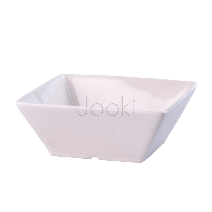 Тарелка глубокая квадратная из фарфора 13.5*13.5 см Практическое решение Jooki