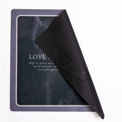 Коврик для ванной комнаты Love and freedom 58*58 см диатомитовый HP-42-10 Продумано до деталей 