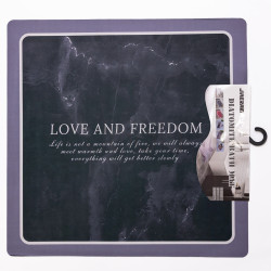 Коврик для ванной комнаты Love and freedom 58*58 см диатомитовый HP-42-10 Продумано до деталей 