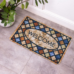 Килимок придверний Framed Welcome 58*38 см діатомітовий HP-42-40 Надійний вибір Jooki