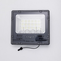 Уличный LED фонарь на солнечных батареях 31.6x27.8x7.5 см прожектор светодиодный уличный 270 LED 300 Вт с солнечной панелью HP-5-62 Продумано до деталей 