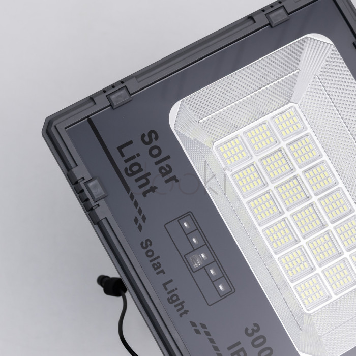 Уличный LED фонарь на солнечных батареях 31.6x27.8x7.5 см прожектор светодиодный уличный 270 LED 300 Вт с солнечной панелью HP-5-62 Продумано до деталей 
