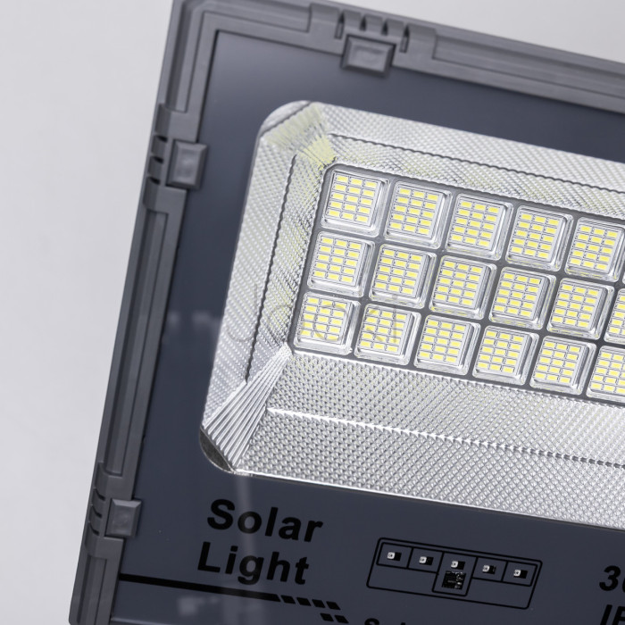 Уличный LED фонарь на солнечных батареях 31.6x27.8x7.5 см прожектор светодиодный уличный 270 LED 300 Вт с солнечной панелью HP-5-62 Продумано до деталей 