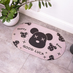 Диатомитовый овальный коврик для дома Good Luck 38×58 (см) влаговпитывающий коврик для кухни ванны и туалета HP-42-56 Проверенное качество Jooki