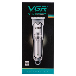 Машинка для стрижки волос аккумуляторная Серебристый VGR V-071 Для комфорта каждый день 