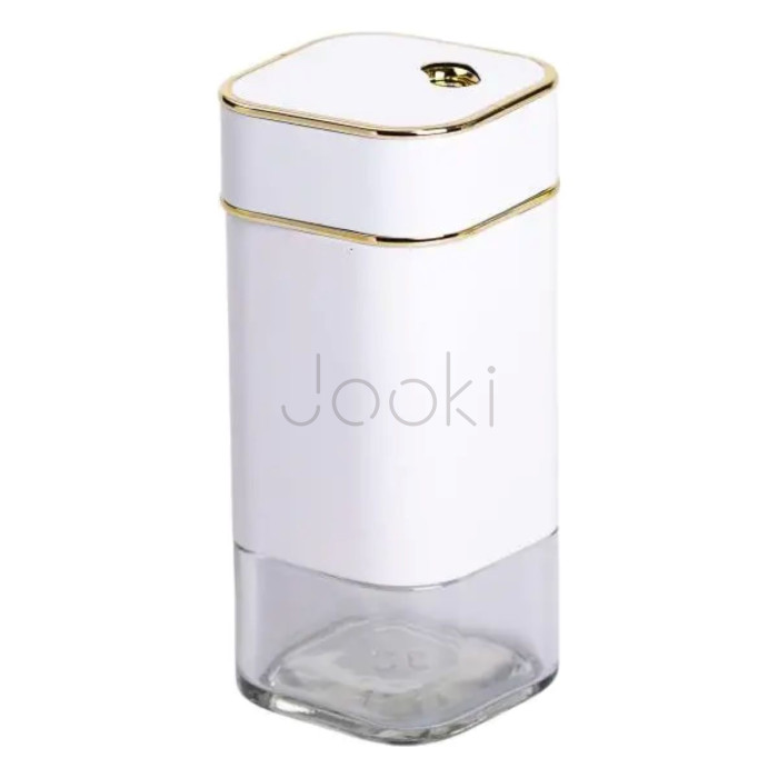 Емкость для специй Jooki 120 мл баночка приправ 4.5х4.5х10.5 см белая, спецовница контейнер для хранения кухонная  Jooki
