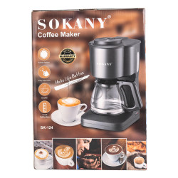 Кофеварка капельная Sokany с подогревом кофейника 600 мл Надежный выбор Jooki