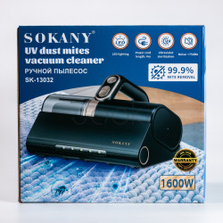 Ручной пылесос Sokany для удаления пылевого клеща 1600 Вт Jooki, УФ-очистка против аллергенов бактерий  Jooki