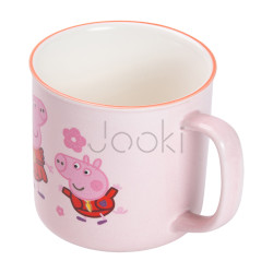 Кружка керамическая Peppa Pig 400 мл розовая  Jooki