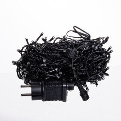 Гірлянда Нитка вулична 30 (м) 300 LED чорний провід Синій CF300L30MBBL  Jooki