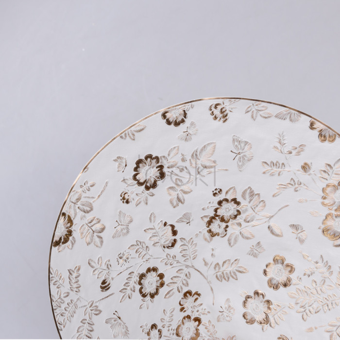 Коврик для сервировки стола Flowers 38 см золото HP-36327-12GOLD Для комфорта каждый день 