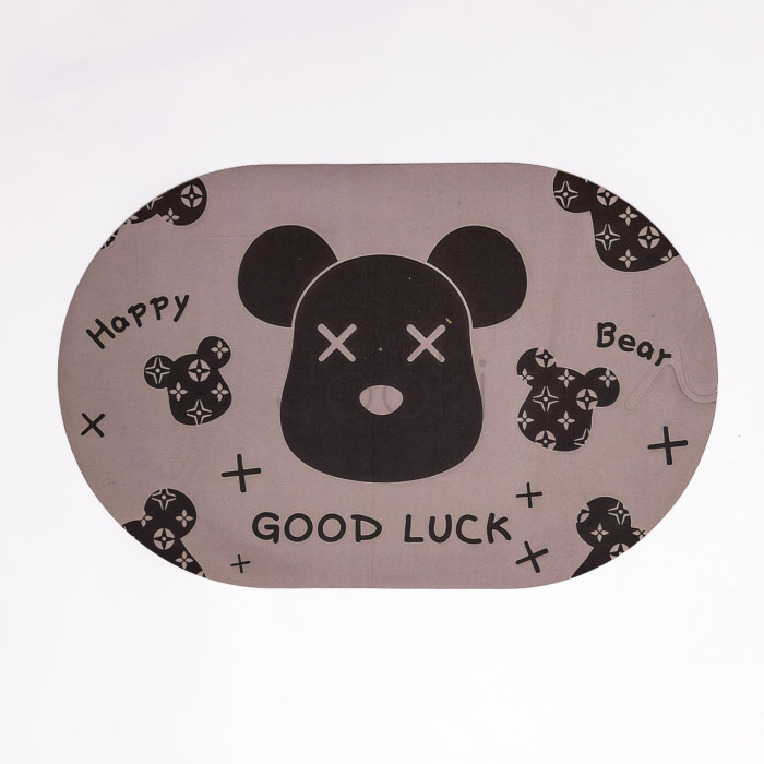 Диатомитовый овальный коврик для дома Good Luck 38×58 (см) влаговпитывающий коврик для кухни ванны и туалета HP-42-56 Проверенное качество Jooki