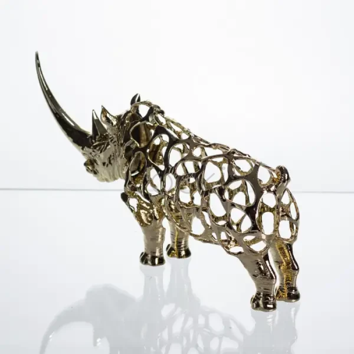 Декоративная фигурка Rhinoceros 23х6х10 см металлическая HP-7-22 Продумано до деталей 
