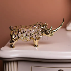 Декоративная фигурка Rhinoceros 23х6х10 см металлическая HP-7-22 Продумано до деталей 
