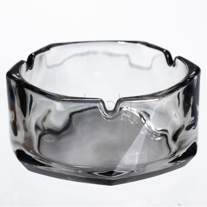 Попільничка скляна Diamond Faceted 12 см, сірий Yiwu HP-34-79  Jooki